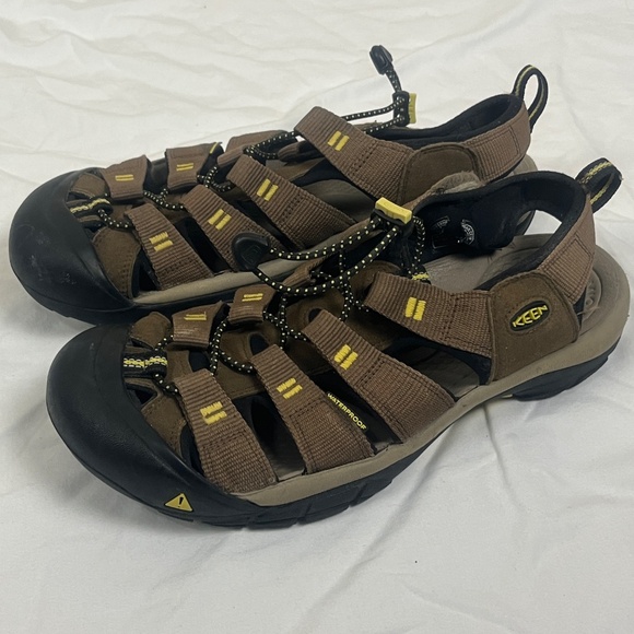 Keen Men's Newport Leather Sandal US 10 UK 9 Brown - Picture 5 of 9